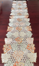 Load image into Gallery viewer, Maple Leaves Cutwork 13" x 70" Table Runner