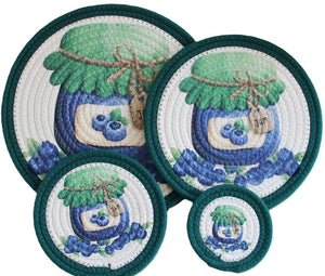 Blueberry Trivet 7", 10" and 12 1/2"