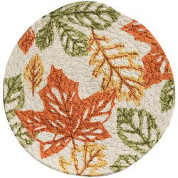Fall Leaves Trivet 8"
