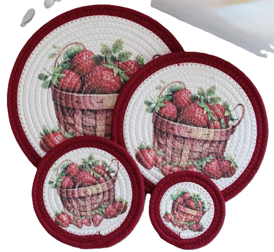 Strawberry Trivet 7