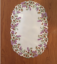 Load image into Gallery viewer, Lavender Doily (12&quot; x 18&quot;)