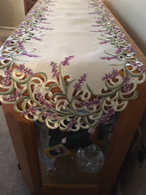 Load image into Gallery viewer, Lavender on White Runner (16&quot; x 72&quot;)